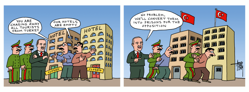 Erdogan chasing tourists away