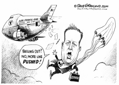 SEAN SPICER RESIGNS by Dave Granlund