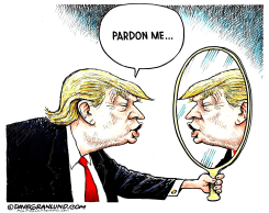TRUMP PARDON  by Dave Granlund