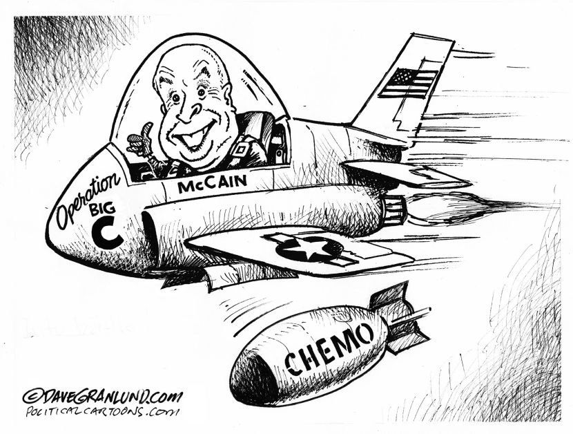 McCain battles cancer