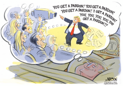 TRUMP DREAMS OF PARDON POWERS by R.J. Matson
