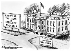 WHITE HOUSE AMNESIA by Dave Granlund