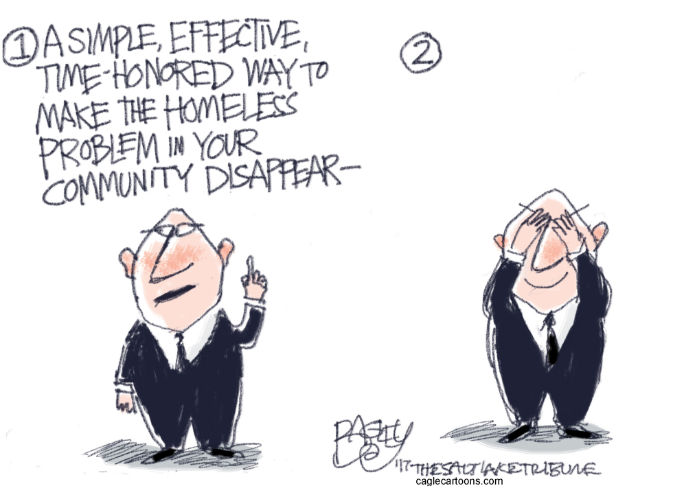  HOMELESS SOLUTION by Pat Bagley