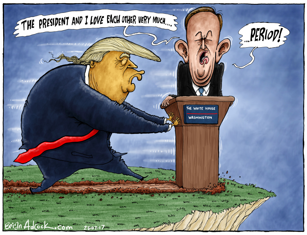 Spicer Resigns Or Was He Pushed