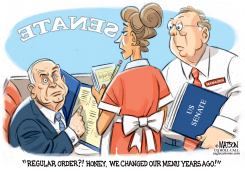 SENATOR MCCAIN WANTS REGULAR ORDER by R.J. Matson