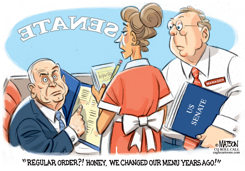 Senator McCain Wants Regular Order