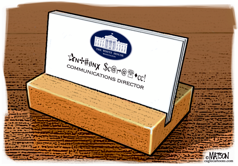 New Business Cards For Anthony Scaramucci