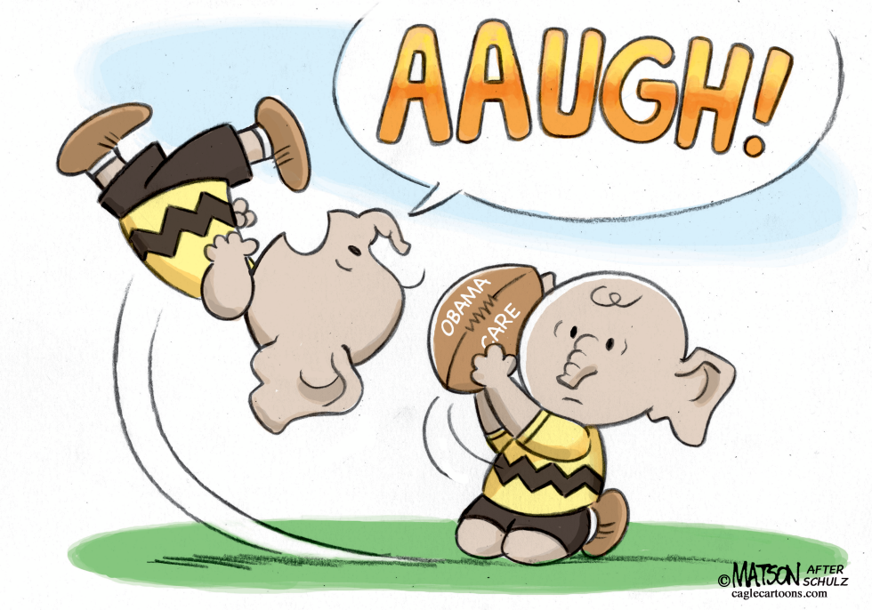 Charlie Brown Republicans Can't Repeal Obamacare