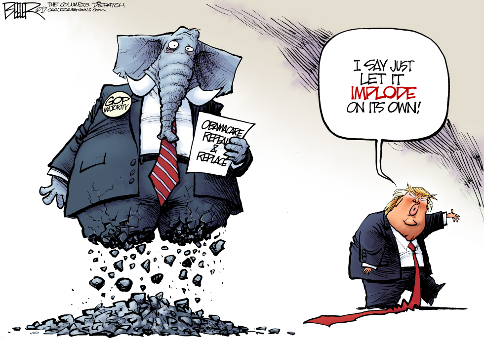  IMPLOSION by Nate Beeler