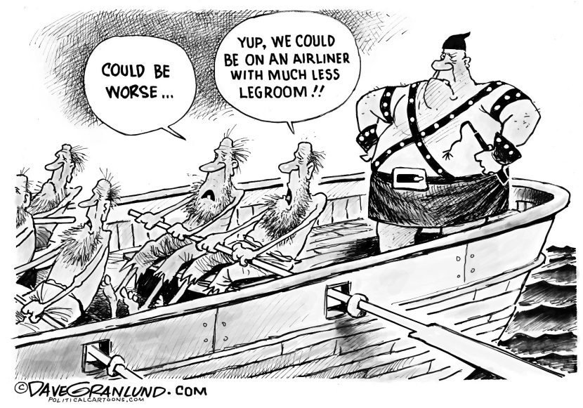 Airliners and legroom