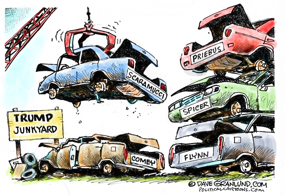  TRUMP JUNKYARD by Dave Granlund