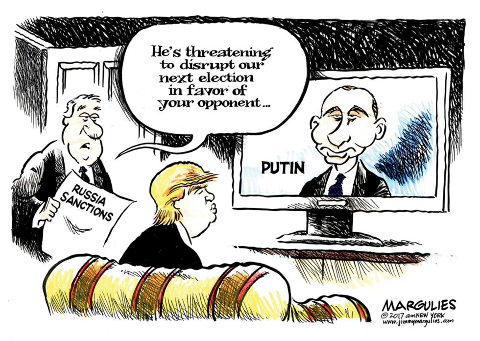 Trump, Russia Sanctions and Putin color
