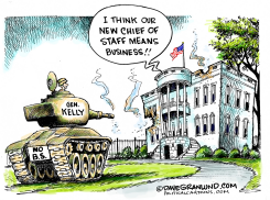 GEN KELLY CHIEF OF STAFF  by Dave Granlund
