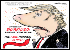 TRUMP SHARKNADO by J.D. Crowe