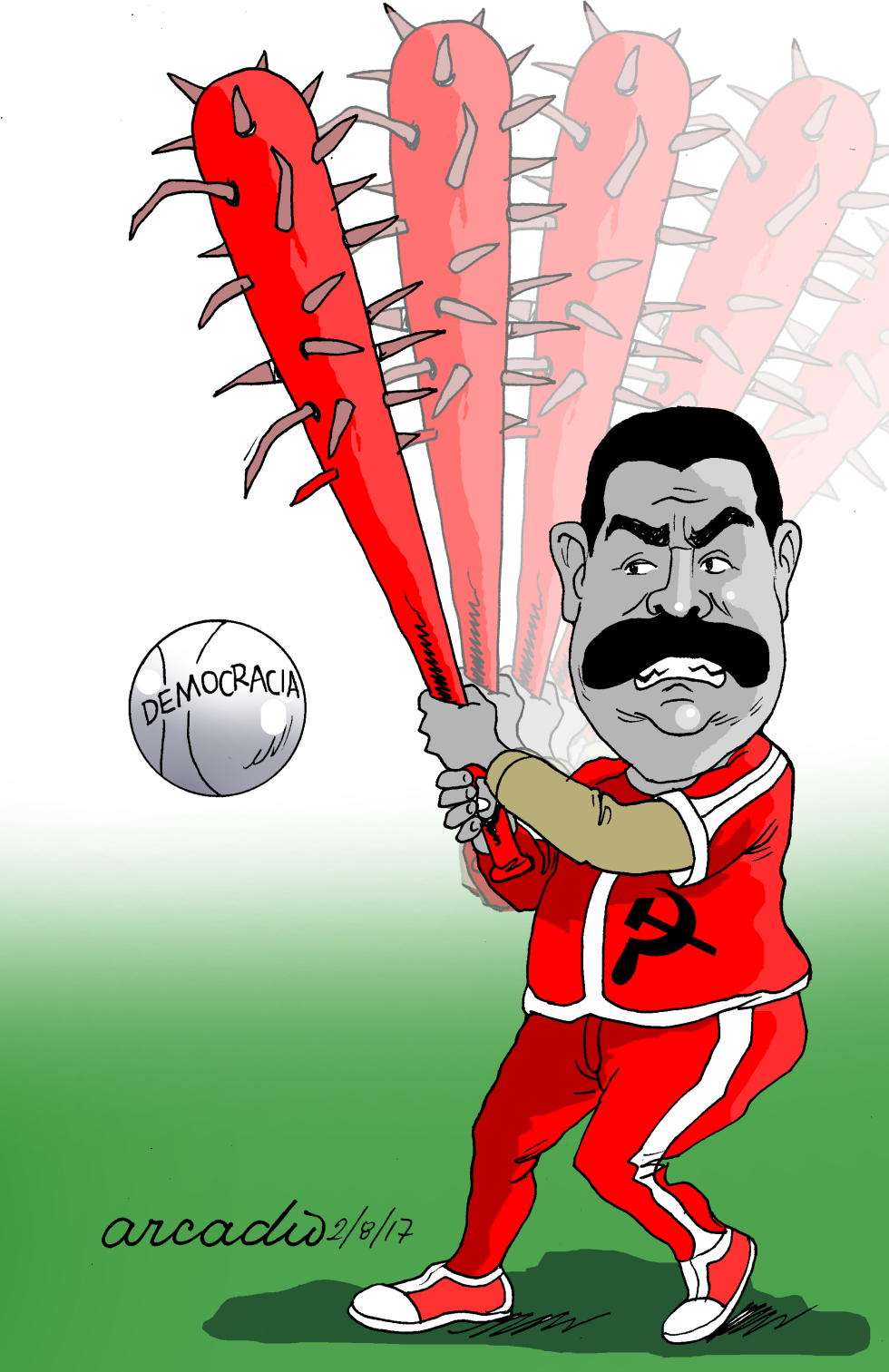  MADURO DESTRUYE LA DEMOCRACIA by Arcadio Esquivel