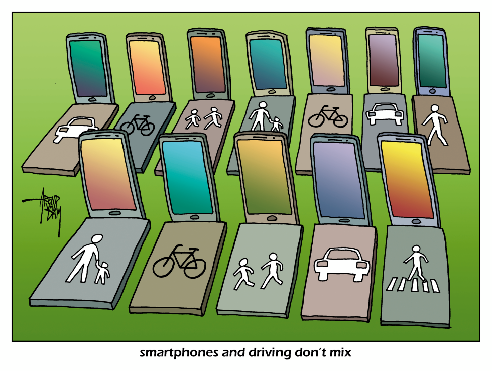 smartphone and driving