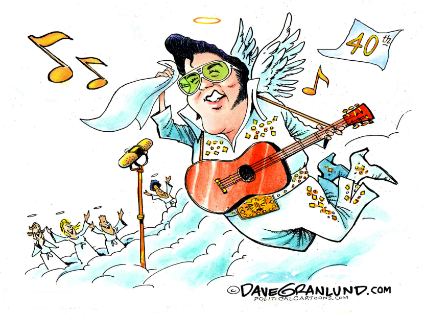 Elvis Presley RIP 40th COLOR