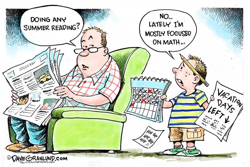  STUDENT SUMMER READING by Dave Granlund