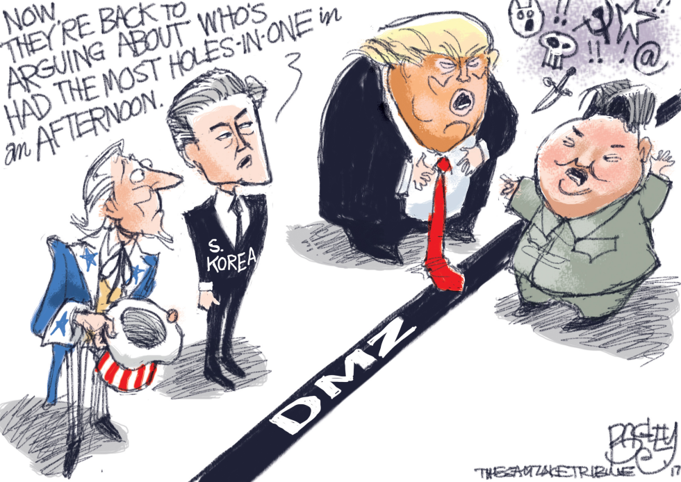  KOREAN CRISIS by Pat Bagley