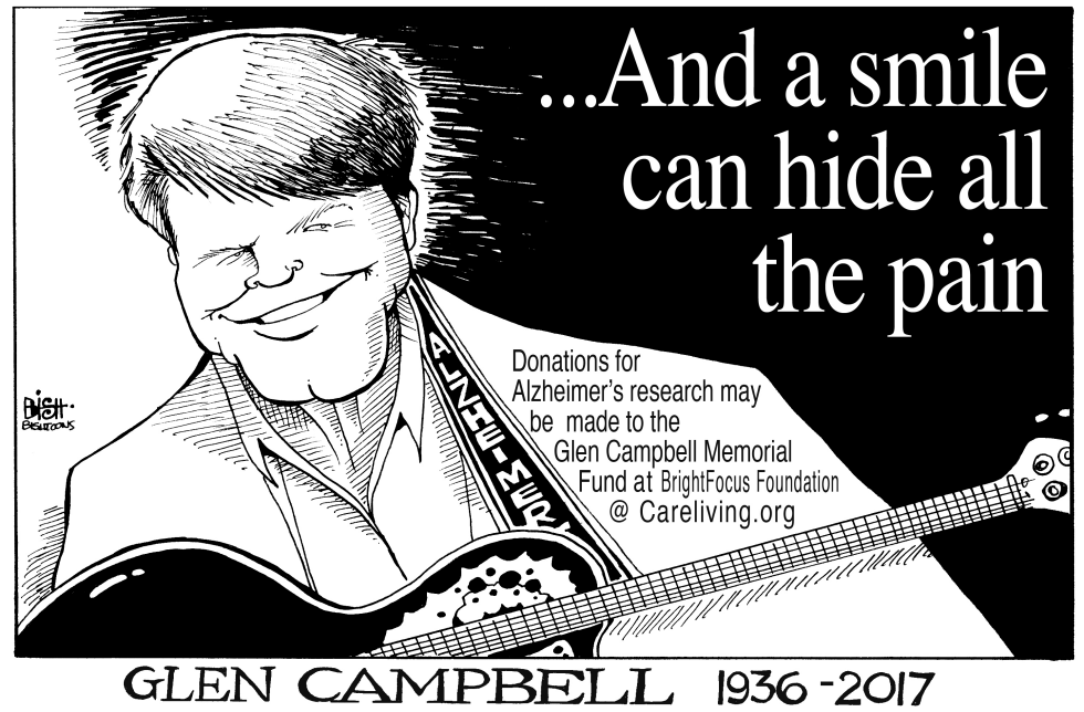 GLEN CAMPBELL, B/W