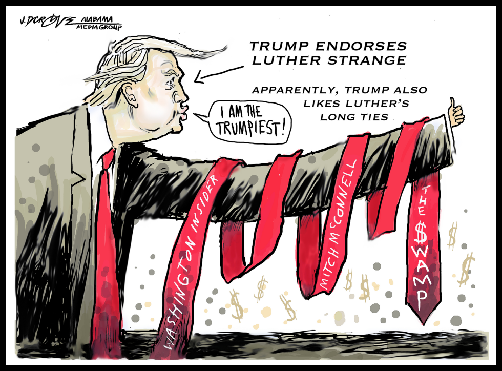 Trump Endorses Strange Swamp