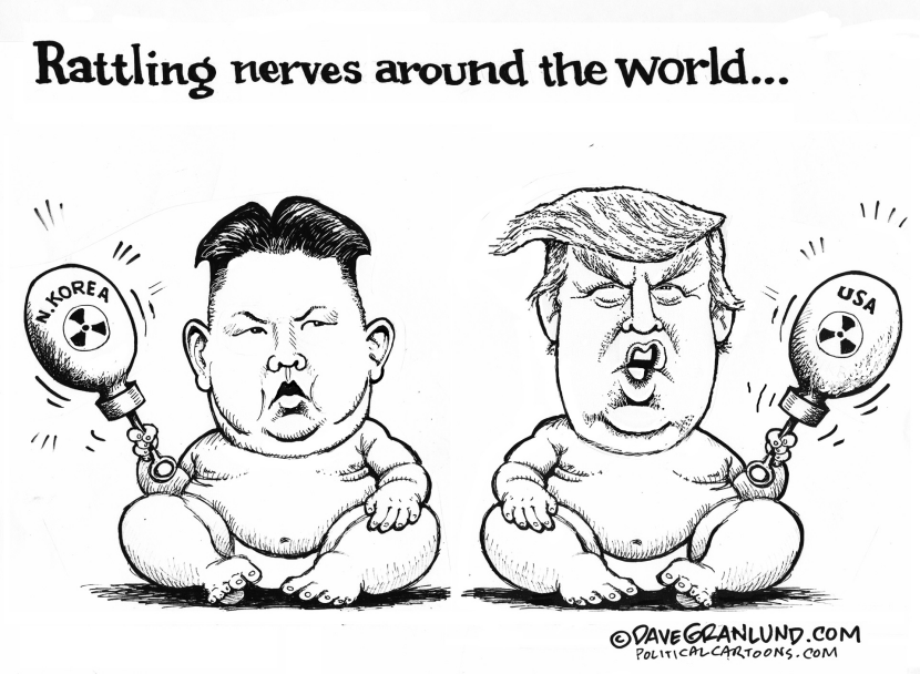 Kim and Trump nuke threats