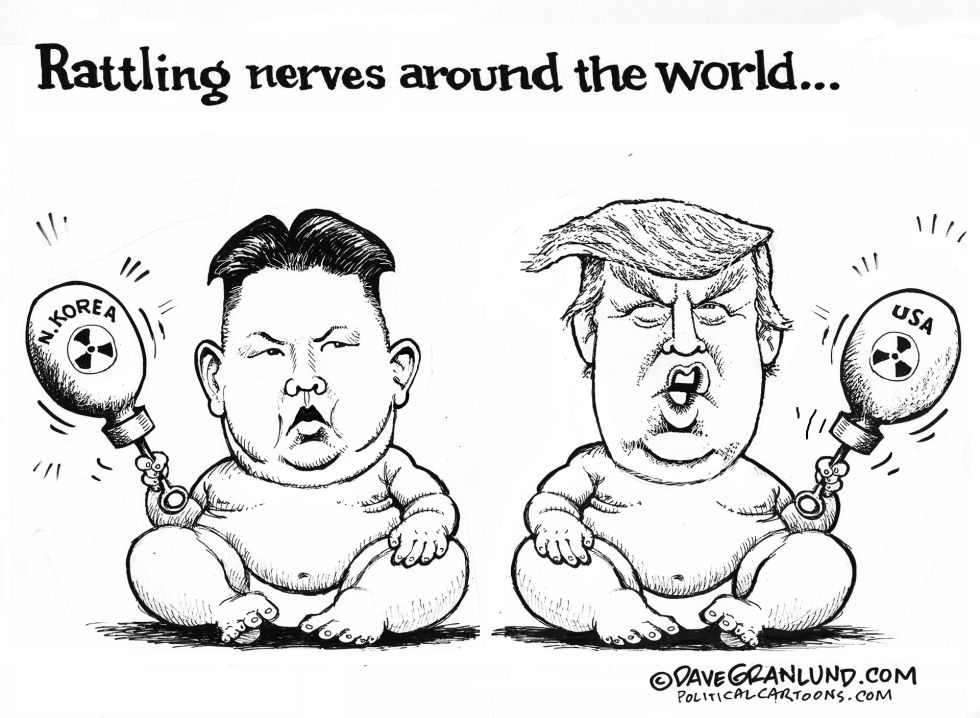 Kim and Trump nuke threats