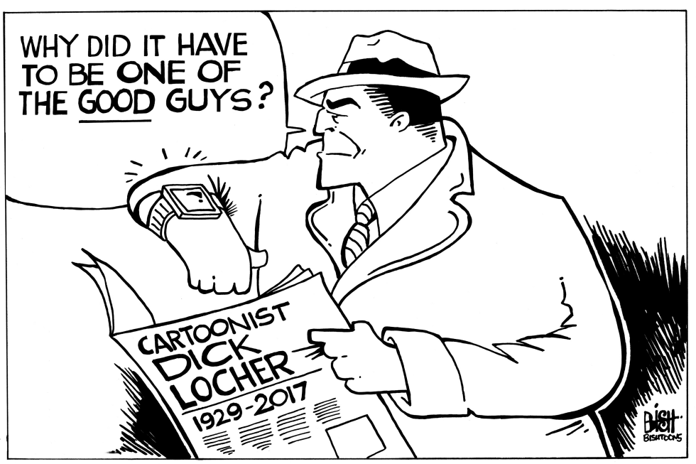 DICK LOCHER, B/W
