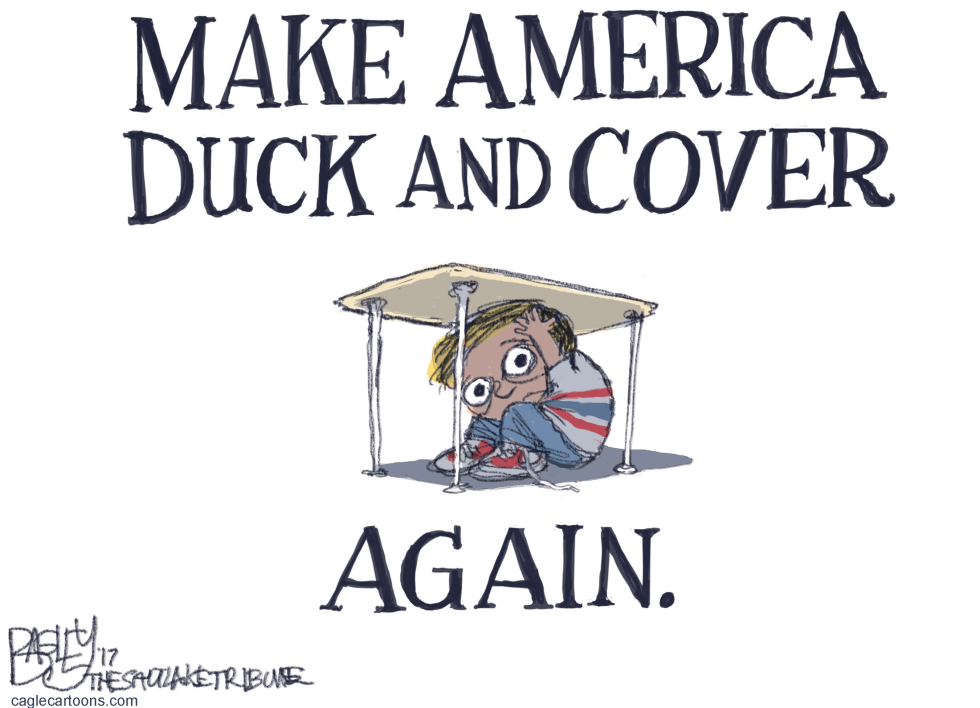  DUCK AND COVER by Pat Bagley