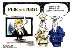 TRUMP FIRE AND FURY by Jimmy Margulies