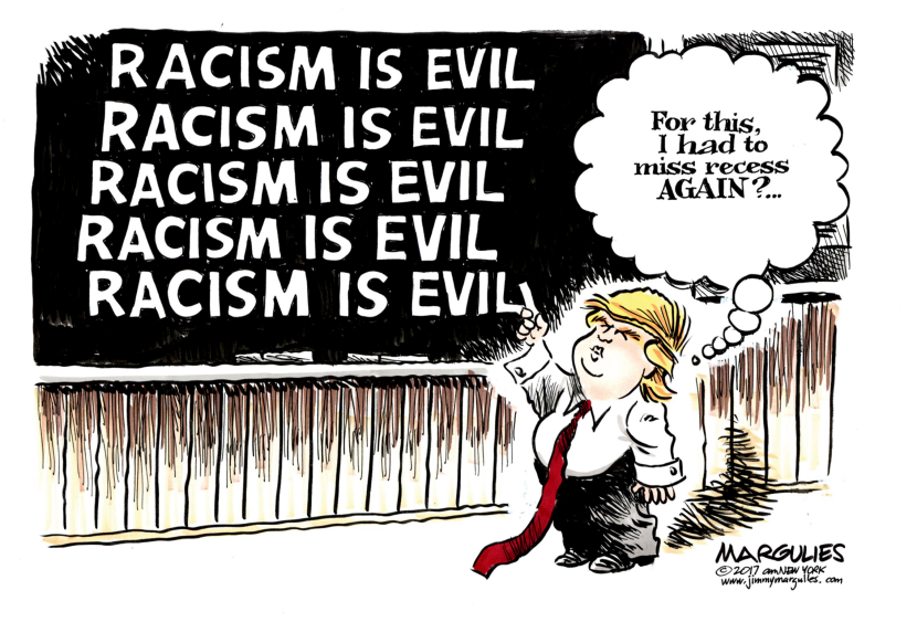 Trump and racism color