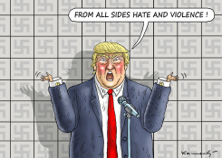 ANGRY TRUMP by Marian Kamensky