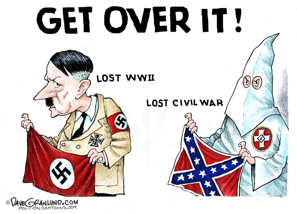 Neo-Nazis and KKK losers COLOR