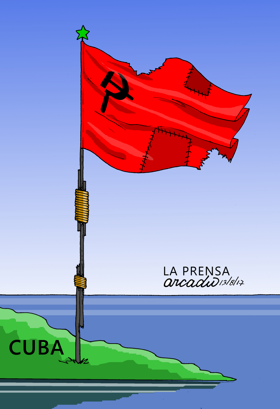  AFTER 58 YEARS CUBA IS STILL THERE by Arcadio Esquivel