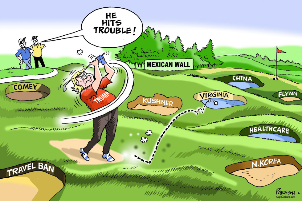 Golfer Donald Trump