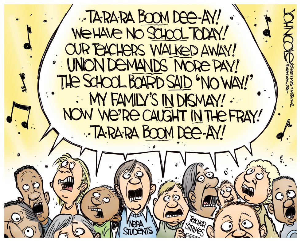 LOCAL PA Teachers' strike singalong