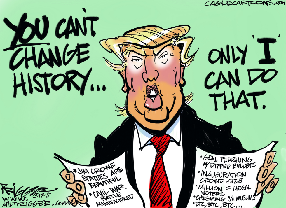  TRUMP HISTORY by Milt Priggee