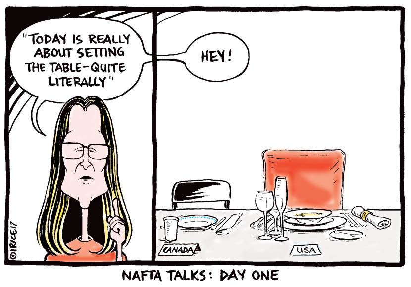NAFTA Talks Day One
