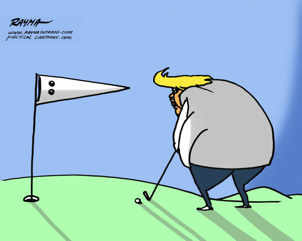  TRUMP PLAYS THE KKK by Rayma Suprani