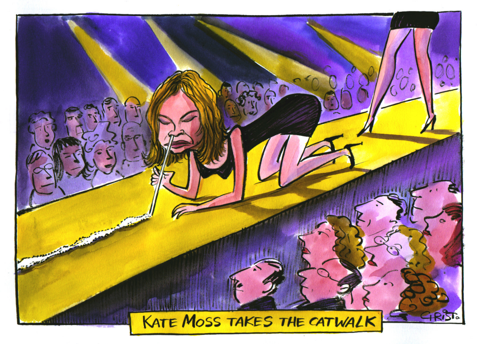 Kate Moss takes the Catwalk - COLOR