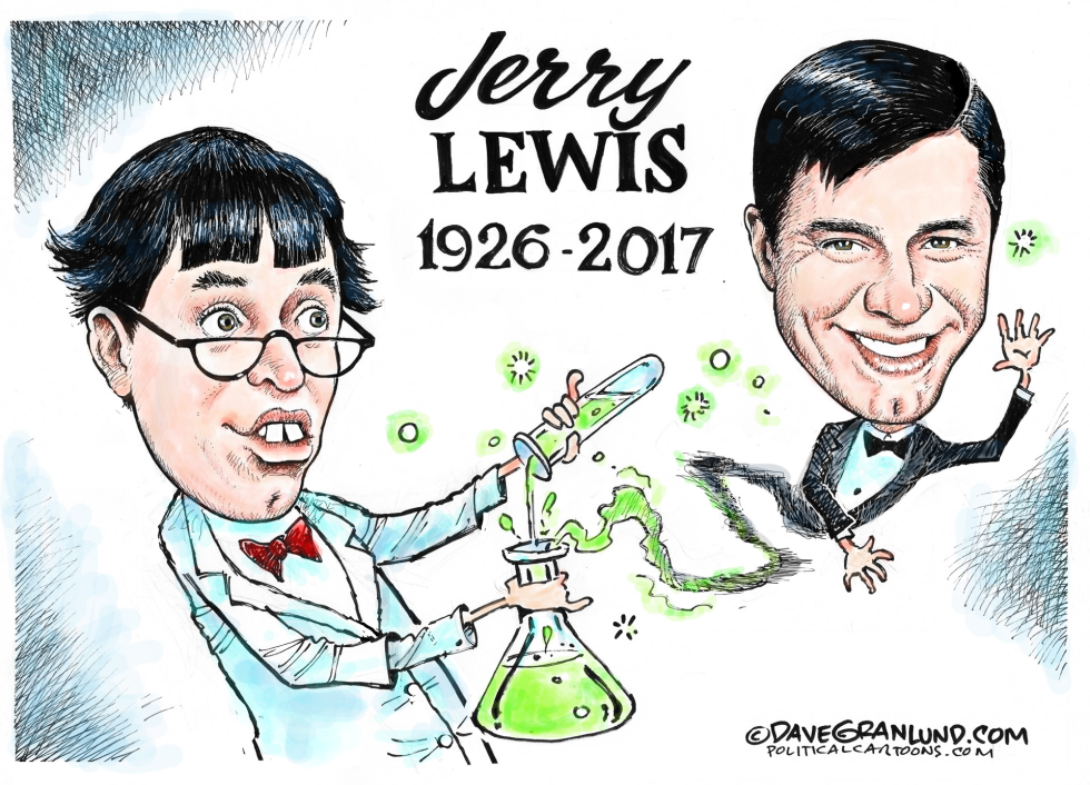  JERRY LEWIS TRIBUTE  by Dave Granlund