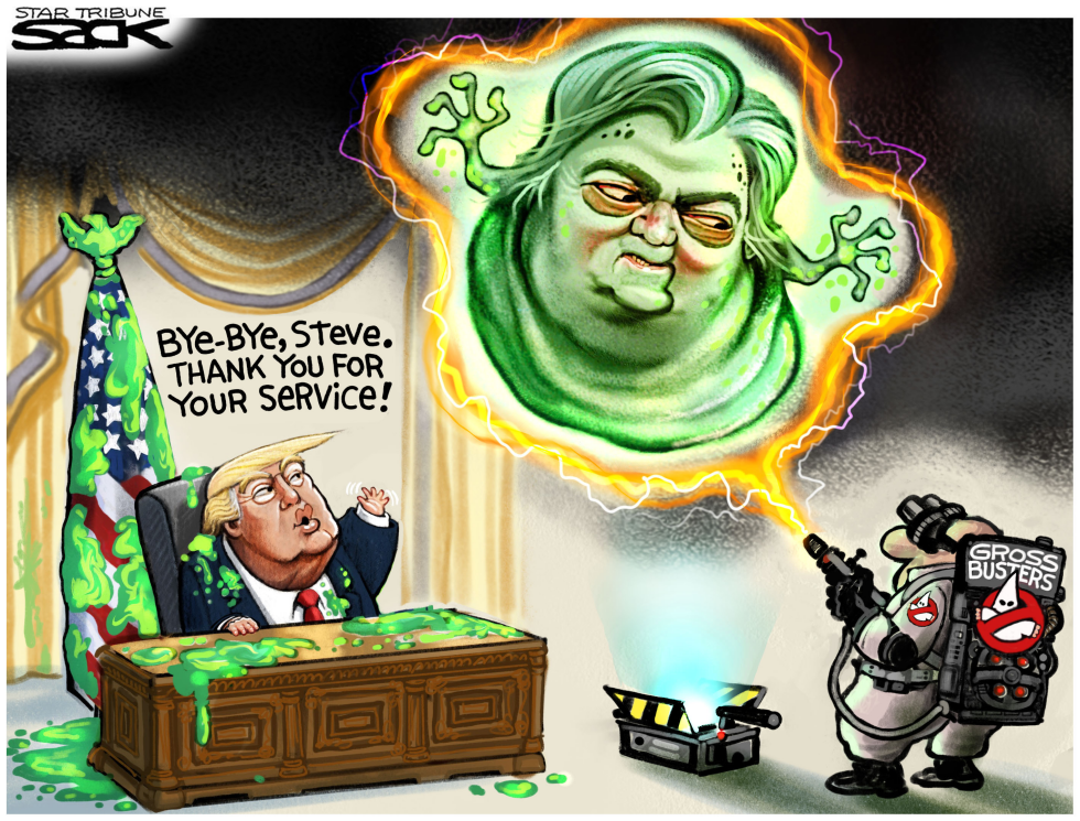  BANNON BUSTER by Steve Sack