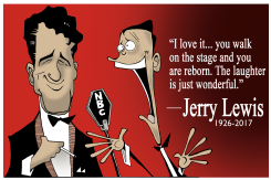 JERRY LEWIS,  by Randy Bish