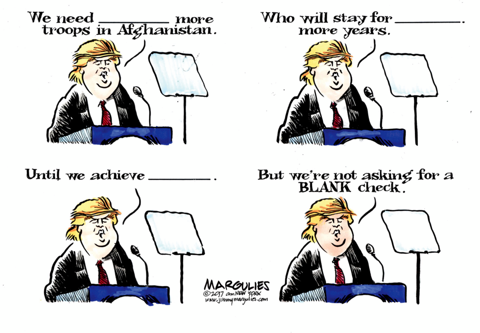 Trump and Afghanistan color