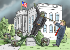 BANNON IS GOING by Marian Kamensky