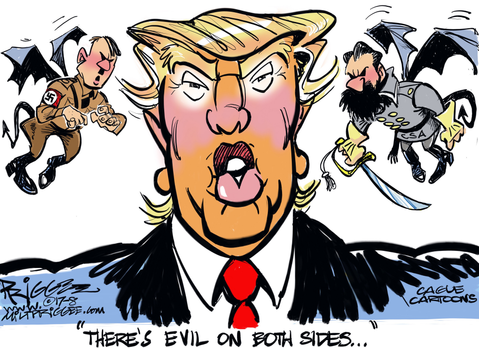  BOTH TRUMP SIDES by Milt Priggee