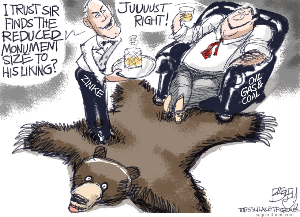  ZINKE SHRINK by Pat Bagley