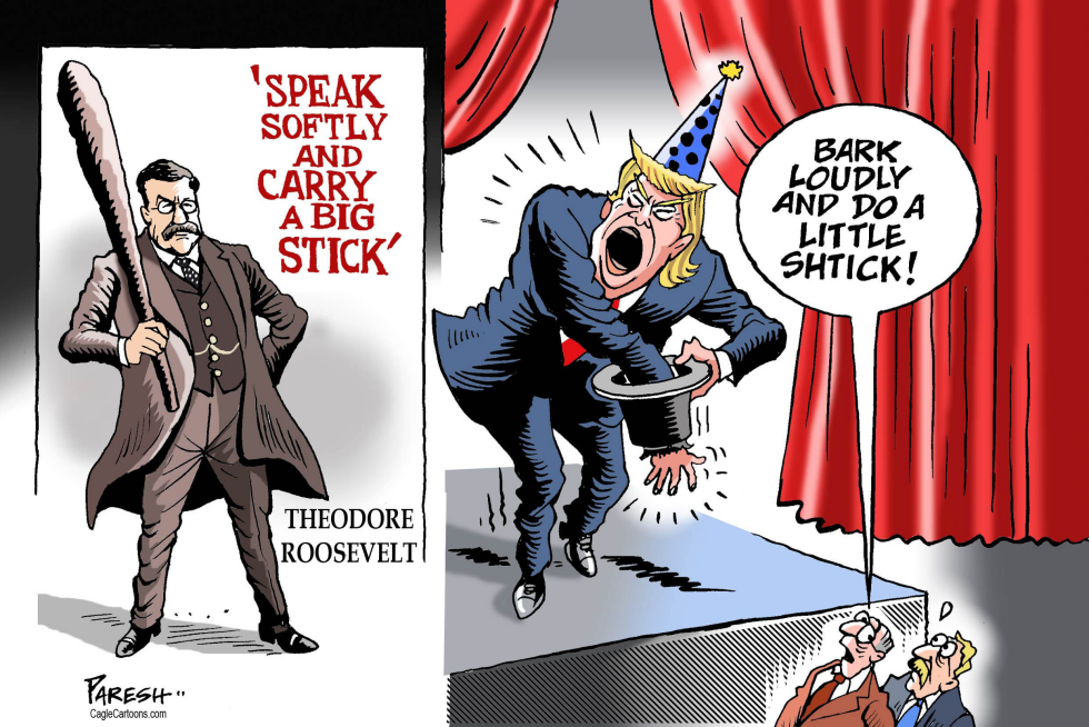  TRUMP AND ROOSEVELT by Paresh Nath