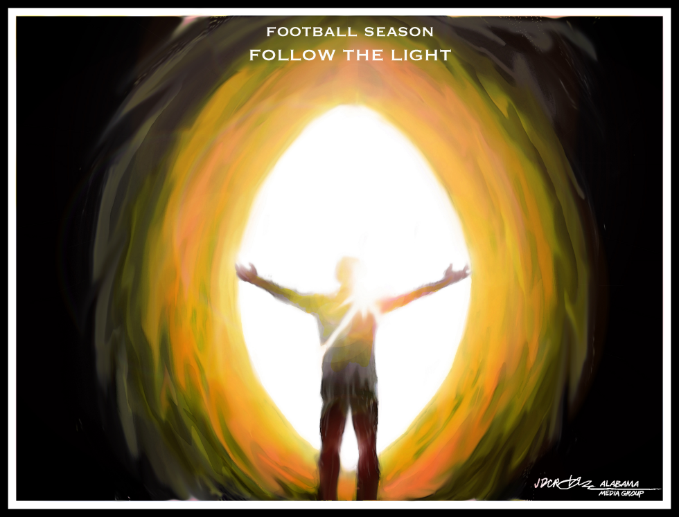 Football Season Follow the Light