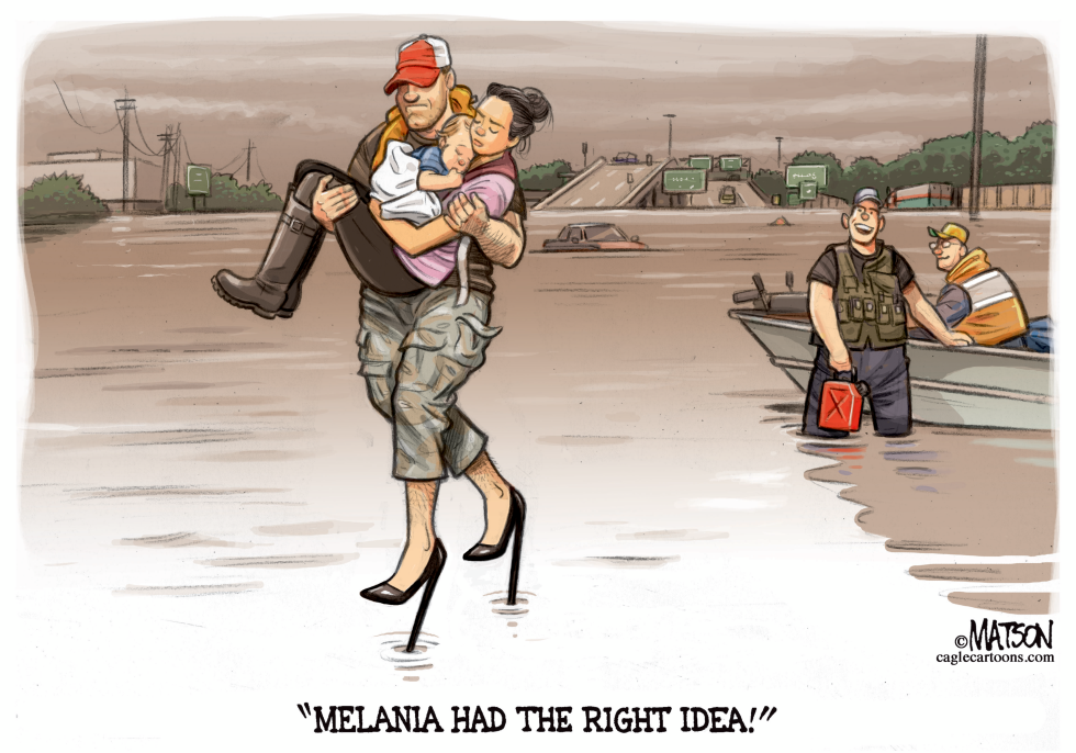  MELANIA TRUMP HIGH WATER FASHION by RJ Matson